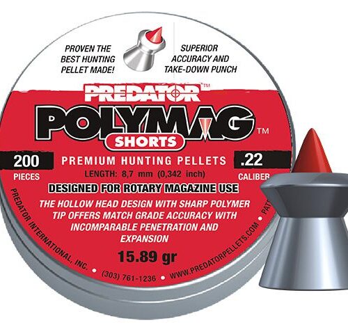 PREDATOR POLYMAG SHORTS PELLETS 22 CAL 16GR 200 PK