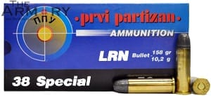 PPU 38 Special 158gr LRN