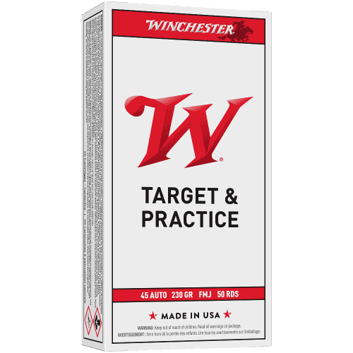 Winchester USA value pack 45 Auto 230gr FMJ (50 PACK)