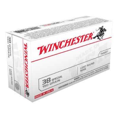 Winchester USA value pack 38 SPECIAL 150gr LRN