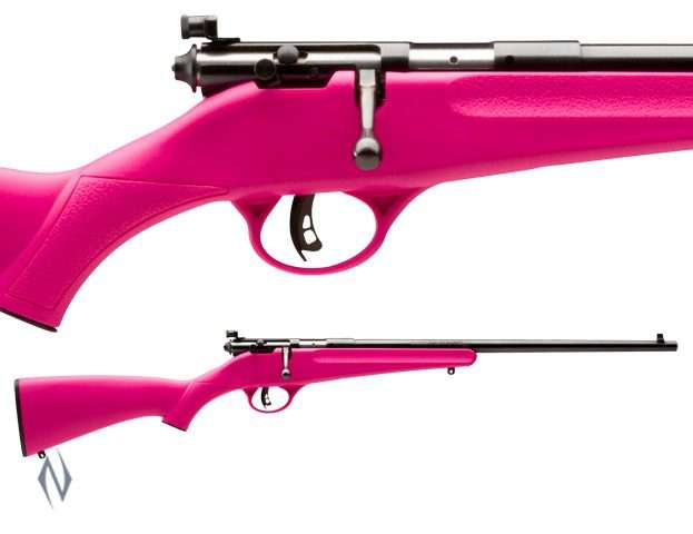 SAVAGE RASCAL PINK SYNTHETIC 22LR SINGLE SHOT