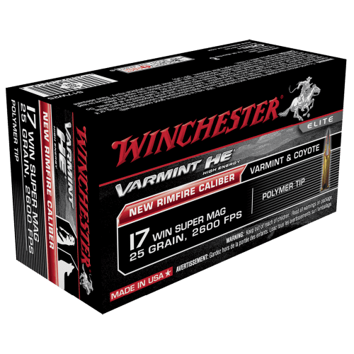 WINCHESTER VARMINT HE 17WSM 25GR (50PCS)