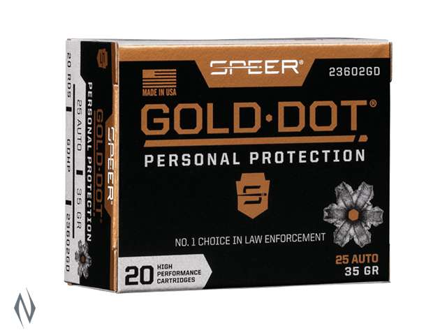 SPEER AMMO 9MM LUGER 124GR HP GOLD DOT (20 PACK)