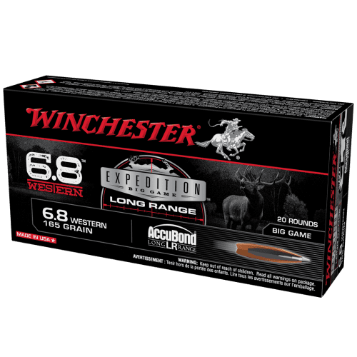 WINCHESTER EXPEDITION BIG GAME 6.8 WESTERN 165GR ABCT (20 ROUNDS)