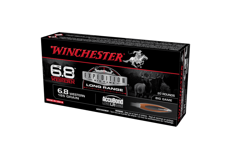 WINCHESTER EXPEDITION BIG GAME 6.8 WESTERN 165GR ABCT (20 ROUNDS)