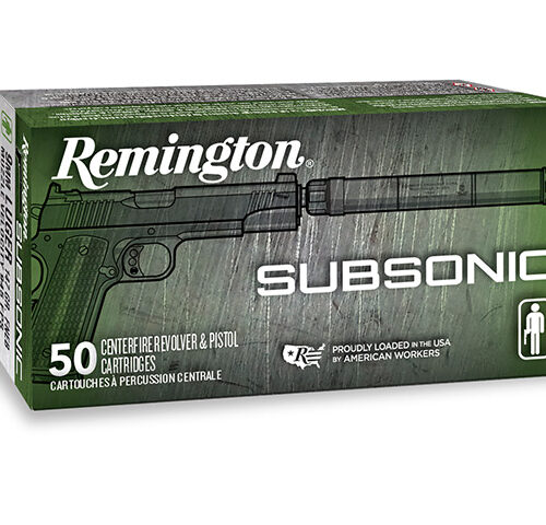 REMINGTON 9MM LUGER 147GR FNEB SUBSONIC 50PK