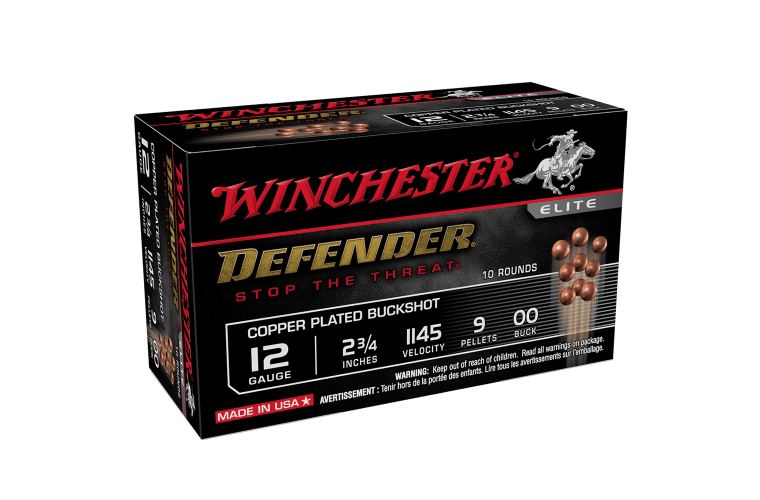 Winchester Supreme Elite Defender 12G 2-3/4in 9Pellet 00 10RND