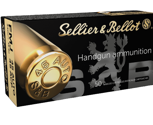 SELLIER BELLOT 45 ACP 230gr FMJ (50 ROUNDS)