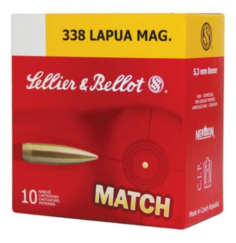 SELLIER BELLOT 338 LAPUA MAGNUM 250GR HPBT (10 ROUNDS)