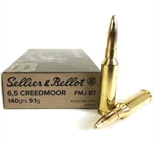 SELLIER BELLOT 6.5 CREEDMOOR 140 GR FMJBT (20 PACK)