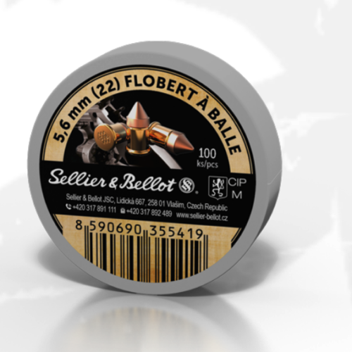 SELLIER AND BELLOT 22 FLOBERT CONICAL (100 ROUNDS)