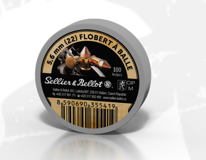 SELLIER AND BELLOT 22 FLOBERT CONICAL (100 ROUNDS)
