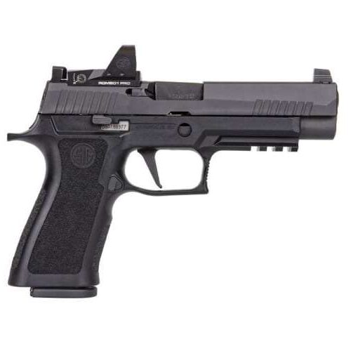 SIG SAUER P320 RXP FULL SIZE9MM 10 SHOT CASED WITH TWO MAGS 120MM BARREL WITH ROMEO 1 PRO RED DOT SIGHT & CO-WITNESS SIGHTS