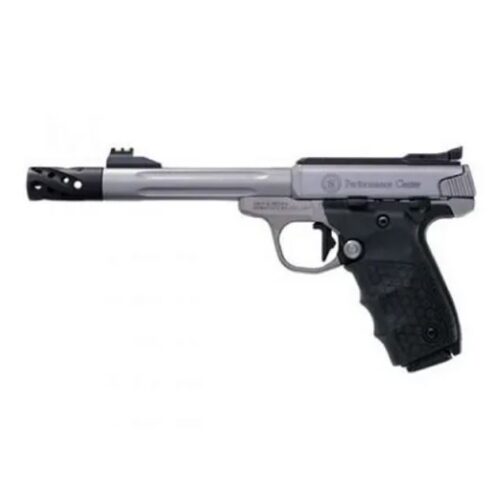 SMITH and WESSON SW22 VICTORY TARGET PERFORMANCE CENTER 22LR , 10 SHOT STAINLESS STEEL TWO MAGS