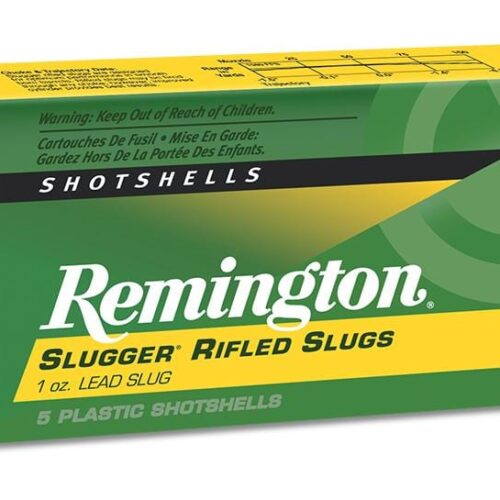12 GAUGE REMINGTON RIFLED SLUGS (5 ROUNDS)