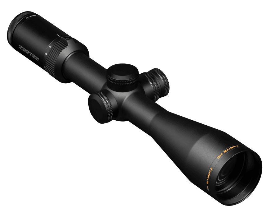 ZERO TECH THRIVE HD 2.5-15X50 WITH 30MM TUBE – CAPPED TURRETS AND PHR-II ILLUMINATED REICLE (MOA)
