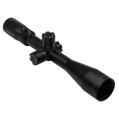 ZERO TECH TRACE 4.5-27X50 – 30MM TUBE – PRECISION TURRET SYSTEM – ZERO STOP – RMG RETICLE (MOA) FIRST FOCAL PLANE