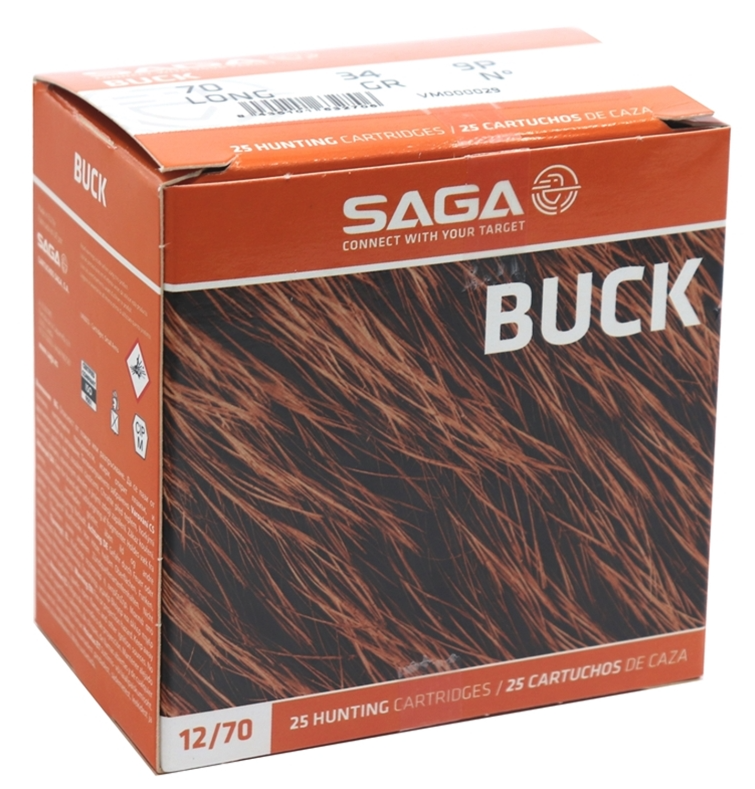 OSA SAGA BUCKSHOT 12G 2-3/4 INCH 9 PELLET 34GR (10 RDS)