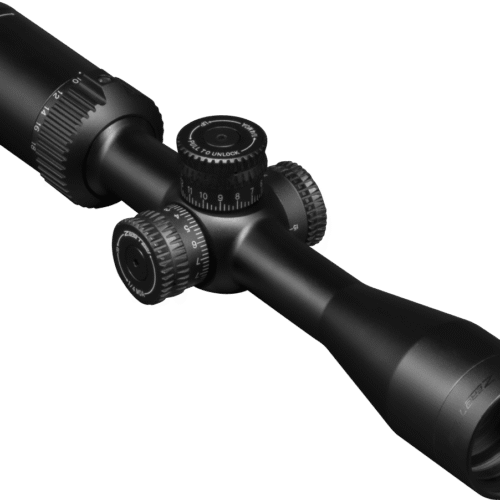 ZERO TECH VENGEANCE 4.5-18X40 WITH 1 INCH TUBE – POP LOCK TURRETS AND PHR REICLE (MOA)