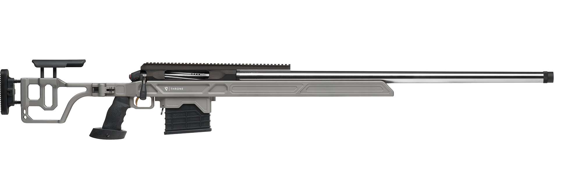 VICTRIX Throne V .375 Cheytac 1 in 8 38 inch barrel – Medium dark-grey with silver metallic