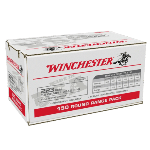 WINCHESTER 223 USA VALUE PACK 55gr FMJ (150 PACK)
