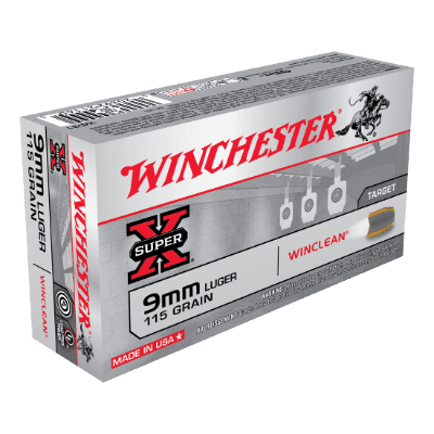 Winchester Super Clean 9MM 115gr BEB 50 pack