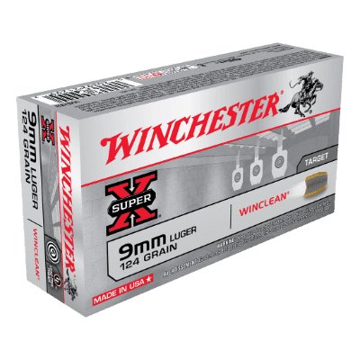 Winchester Super Clean 9MM 124gr BEB 50 pack