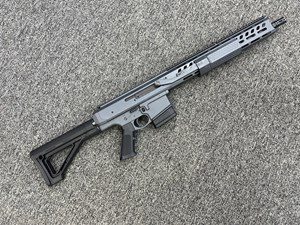 WARWICK WFA2 308WIN, 16INCH ,MOE GRIPS WITH LONG UPPER, FABA KIT IN SNIPER GREY,CERAKOTE INNER AND OUTER IN SNIPER GREY, CERAKOTE BARREL BLACK,SAFETY LEVER LEFT SIDE 90 DEGREES