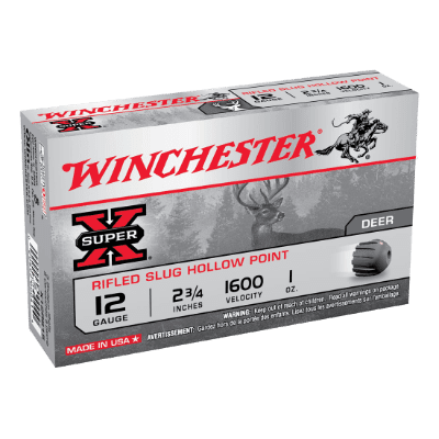 Winchester Super X 12G rifled slug 2-3/4 Inch 28gm (5 Rounds)