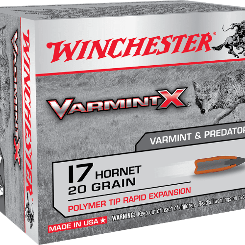 WINCHESTER VARMINT X 17 HORNET 20GR PT (20 PACK)
