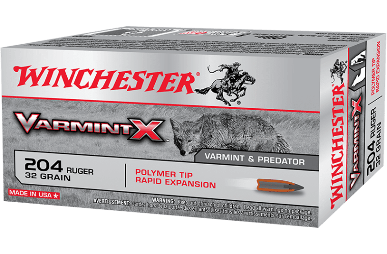 WINCHESTER VARMINT X 204 RUGER 32GR PT (20 PACK)