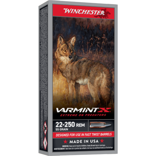 Winchester Varmint X 22-250 Rem 55gr PT (20 PACK)
