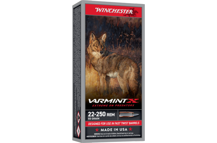 Winchester Varmint X 22-250 Rem 55gr PT (20 PACK)