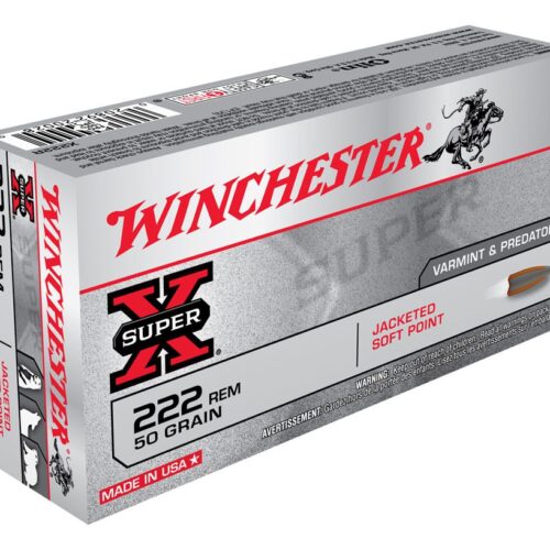 Winchester Super X 222Rem 50gr PSP (20 ROUNDS)