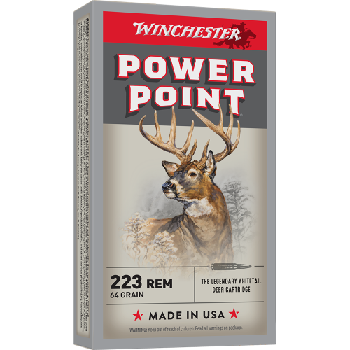 Winchester Power Point 223Rem 64gr 20pk