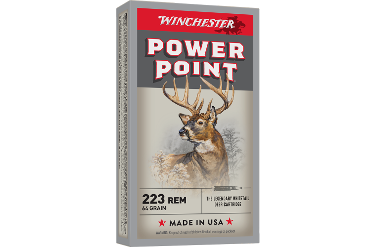 Winchester Power Point 223Rem 64gr 20pk