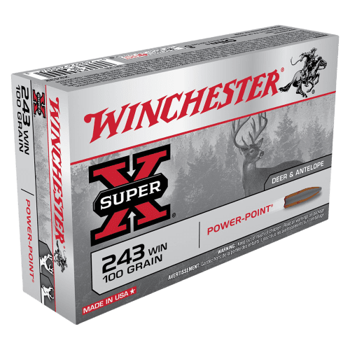 Winchester Super X 243 WIN 100gr PSP (20 Rounds)