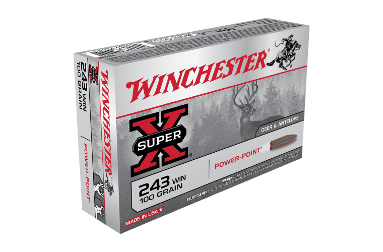 Winchester Super X 243 WIN 100gr PSP (20 Rounds)