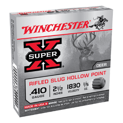 Winchester Super X 410G rifled slug 2-1/2 inch 6gm (5 ROUNDS)