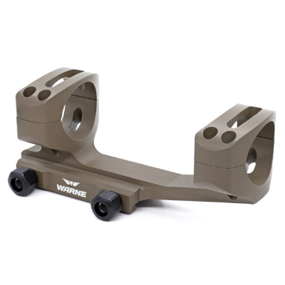 WARNE GEN 2 EXTENDED SKELETONISED 30mm MSR MOUNT IN DARK EARTH