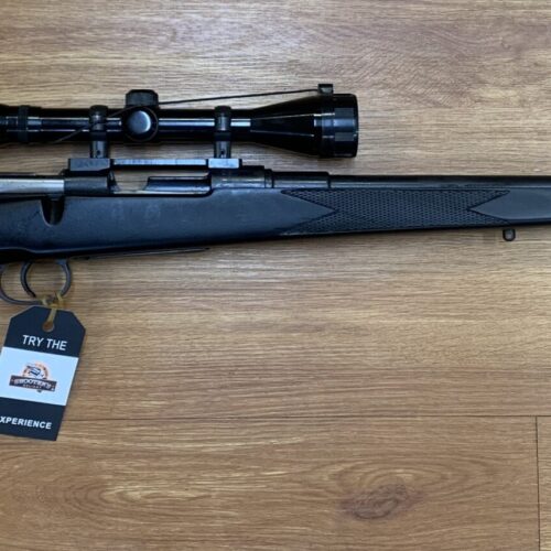 USED CONSIGNMENT CARL GUSTAF MOD 96 – 6.5X55 SWE – SYNTHETIC BLACK W/ 6X40 NIKKO STIRLING