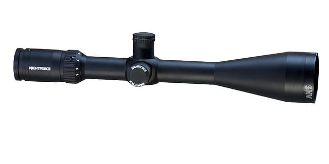 NIGHTFORCE SHV 5-20X56 ZEROSET.25 MOA 4A RETICLE – CENTER ONLY ILLUMINATION