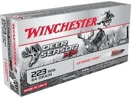 Winchester Deer Season 223Rem 64gr XP (20 ROUNDS)