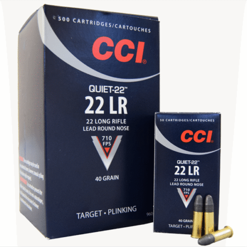 CCI 22LR QUIET 40GR LRN 710FPS (500pcs)