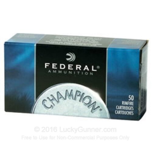 FEDERAL 22WMR 40GR FMJ CHAMPION 1880FPS (500 ROUNDS)