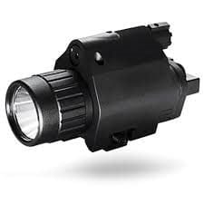 HAWKE Laser/LED Illuminator COMBO (RED) WITH WEAVER RAIL TO ATTACH TO HANDGUN RAIL OR OTHER PIC RAIL