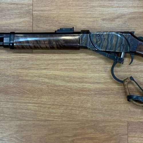 HUGTEK – HANIC LEVER ACTION .410 GAUGE 2.5 INCH CHAMBER SHOTGUN – COLOUR CASE HARDENED – 20 INCH BARREL – STEEL ACTION – WALNUT STOCK