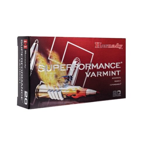 Hornady 222 Remington 50 gr V-max Superformance Varmint Ammo (20 rd)