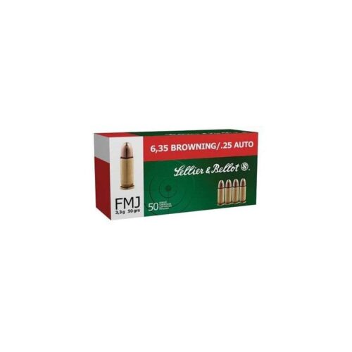 SELLIER BELLOT 25AUTO 50gr FMJ (50 ROUNDS)
