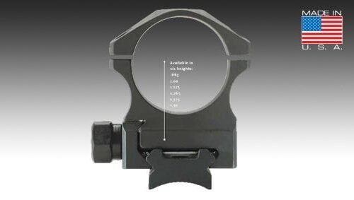 NIGHTFORCE 30MM HIGH ULTRALIGHT RING SET XTRM (X-TREME DUTY) 4 SCREW